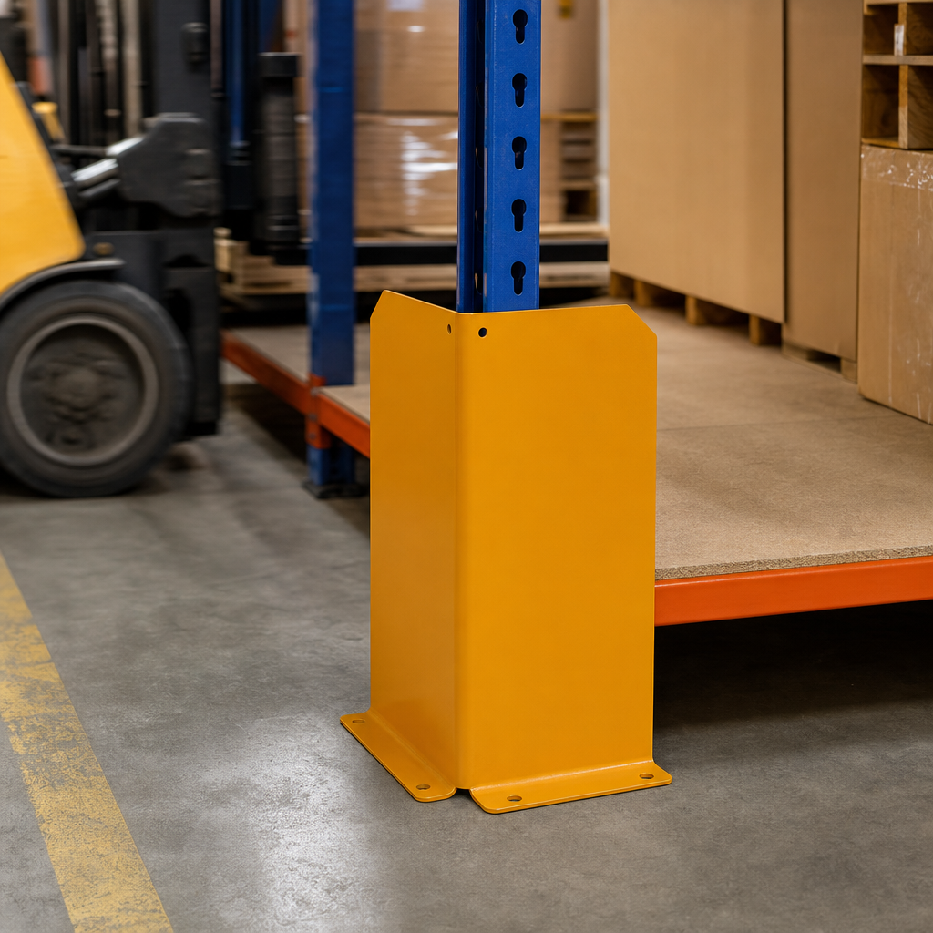 Steel Corner Post Protector for Heavy Duty Shelving