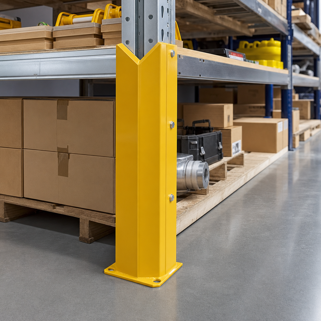 Steel Corner Protectors for Safety Barriers
