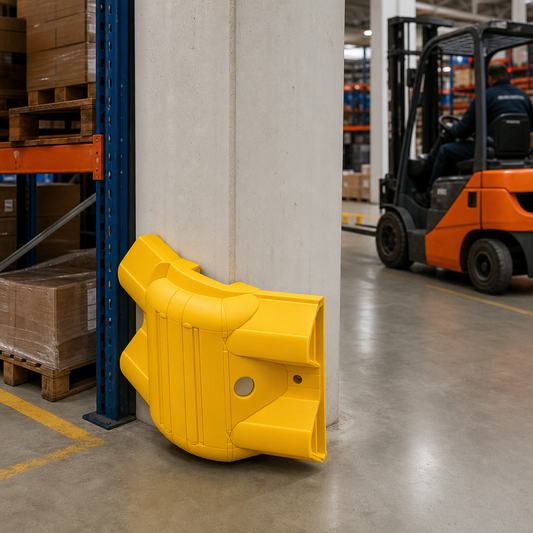 Steel Corner Protectors for Safety Barriers