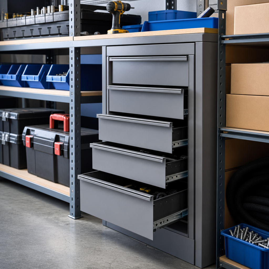 Steel Drawer Cabinets 525 x 525mm for Tool Storage