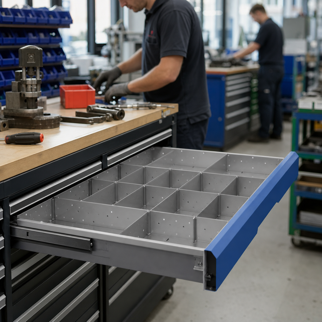 Steel Drawer Divider Kits for Tool Cabinets