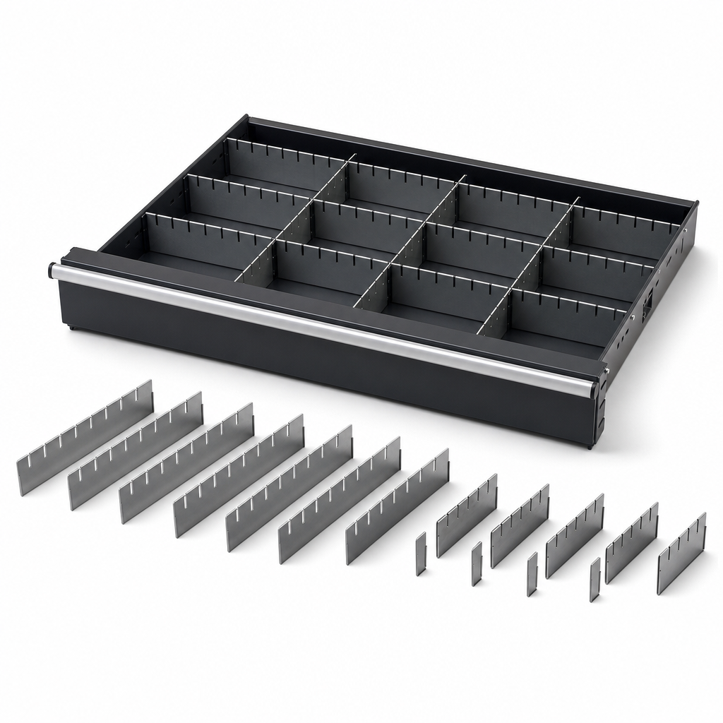 Steel Drawer Divider Kits for Tool Cabinets