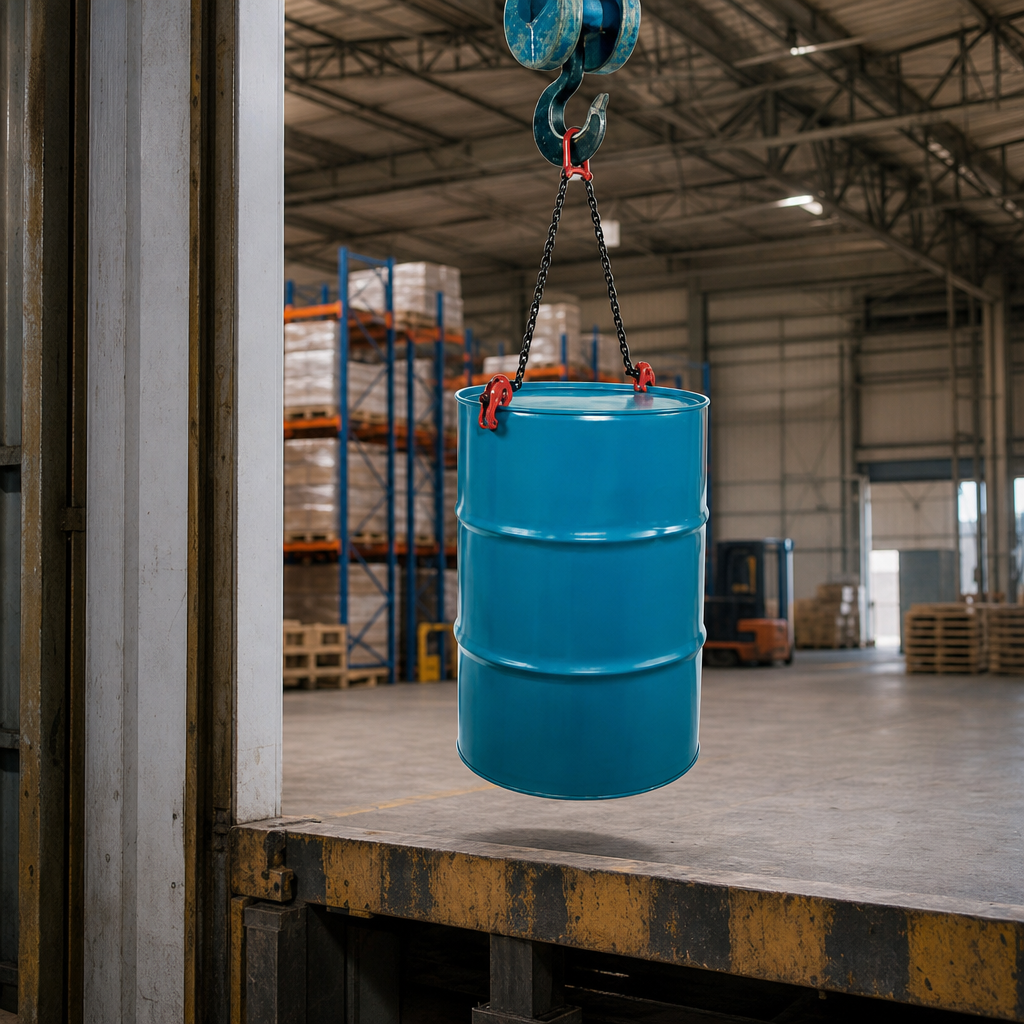 Steel Drum Sling with O-Ring Grip 500kg Capacity