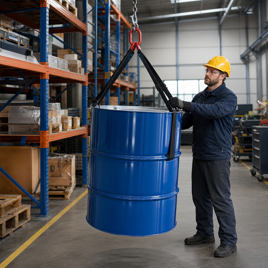 Steel Drum Sling with O-Ring Grip 500kg Capacity