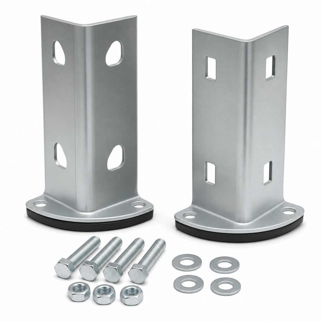 Steel Floor Protectors for Shelving Uprights