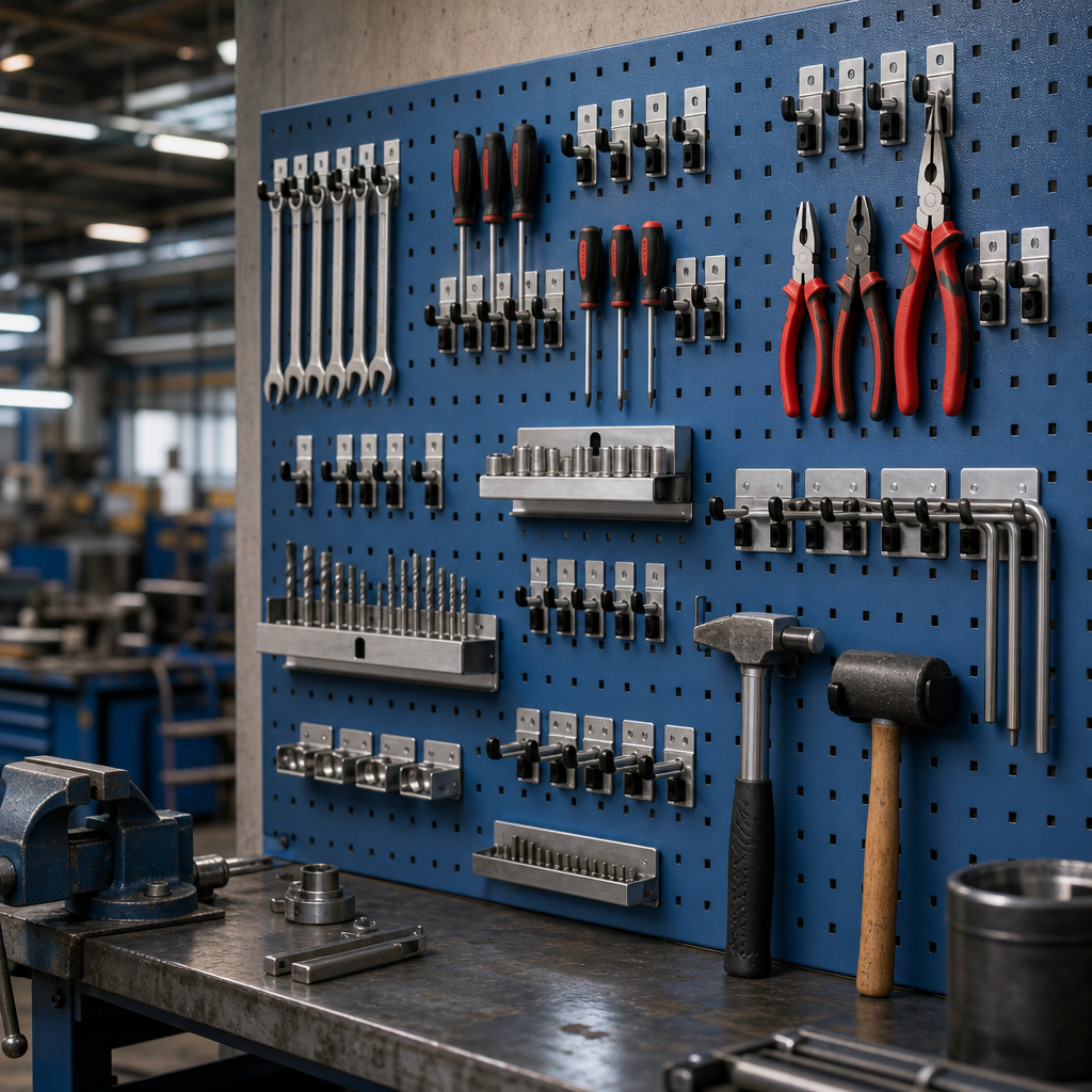 Steel Hook Kit for Tool Storage Panel with 80 Hooks