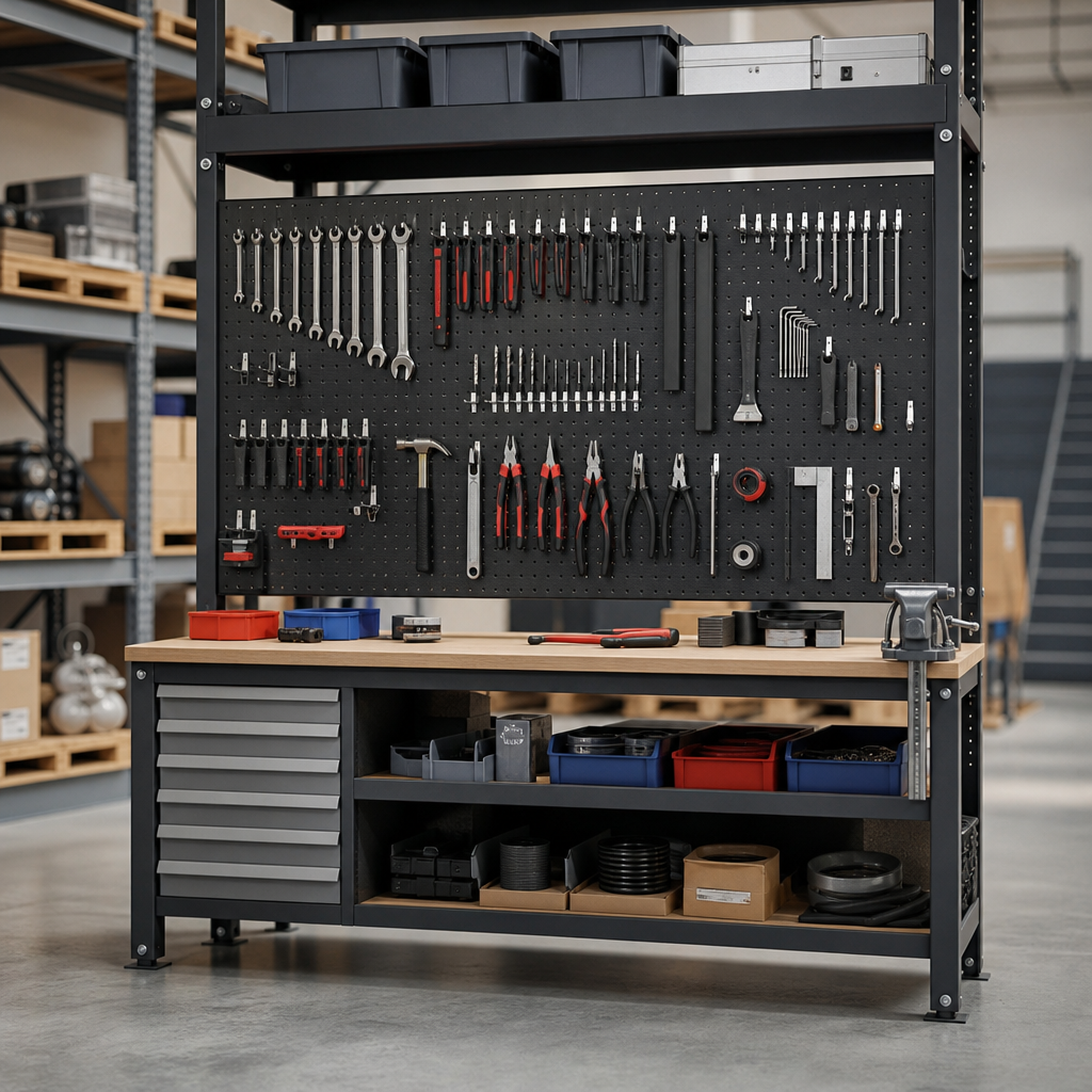Steel Hook Kit for Tool Storage Panel with 80 Hooks