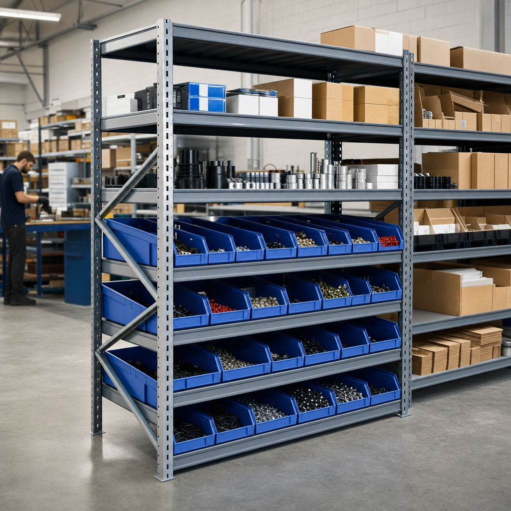 Steel Kanban Shelving Bay with Optional Picking Bins