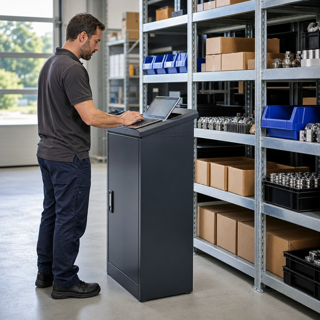 Steel Lectern Top for 130x1050x550mm Cabinets