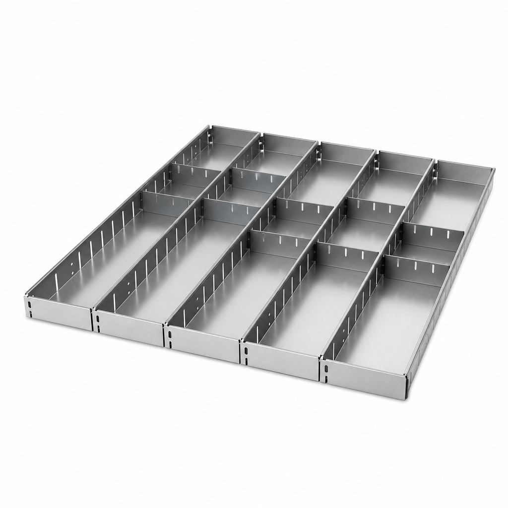 Steel Multi-Compartment Drawer Dividers for 1050mm Tool Drawers