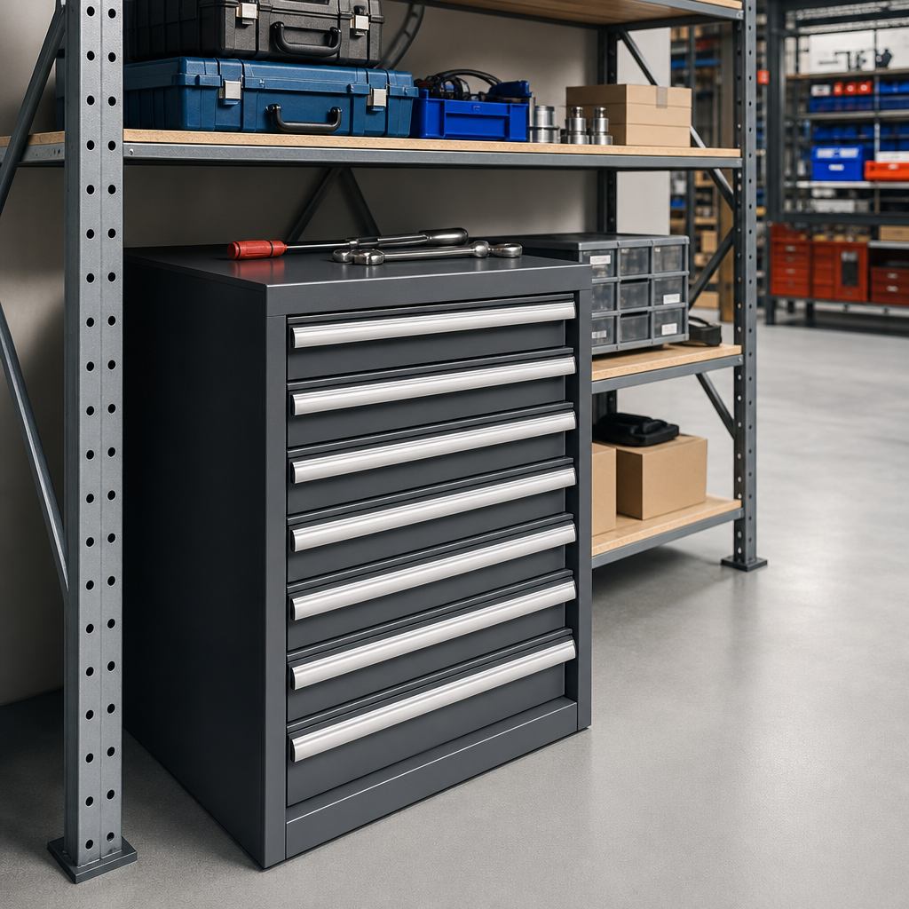 Steel Multi Drawer Tool Cabinet 400x525x650mm