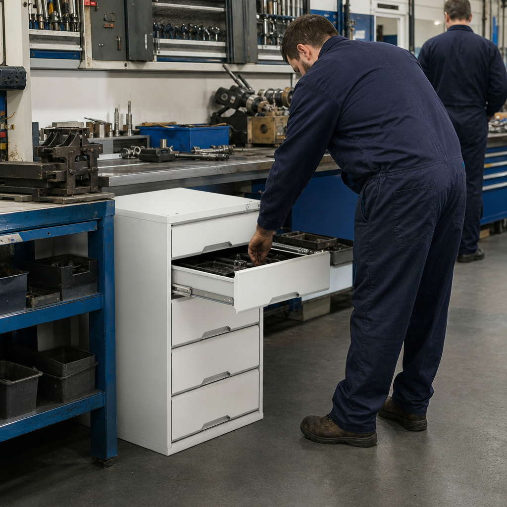 Steel Multi-Drawer Tool Cabinet 900h x 525w x 550d mm
