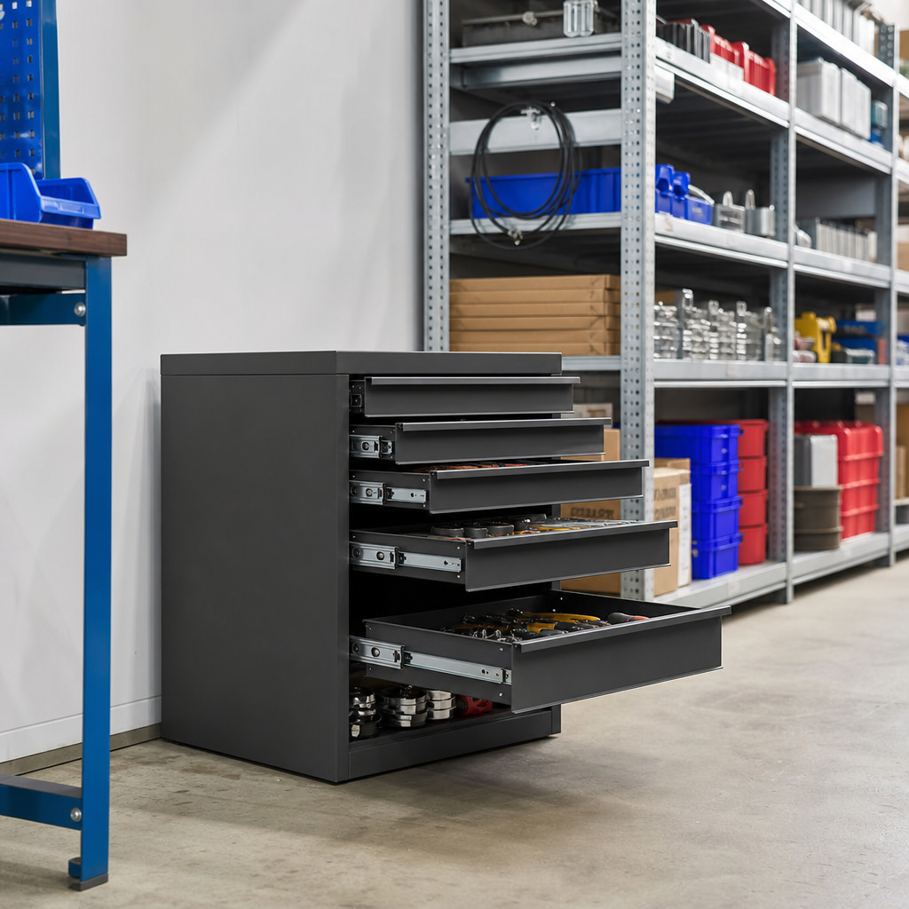 Steel Multi Drawer Tool Storage Cabinet 700 x 525 x 525mm