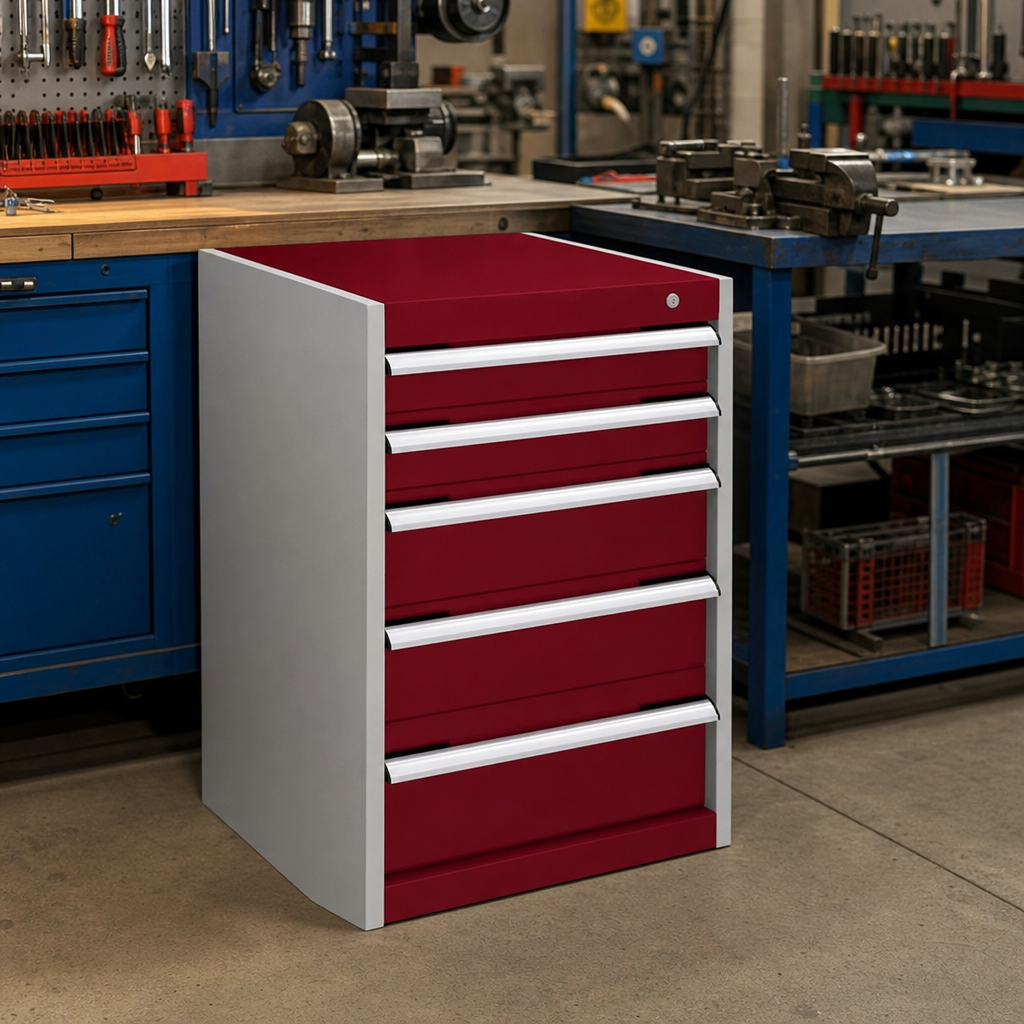 Steel Multi Drawer Tool Storage Cabinet 800 x 525 x 525mm
