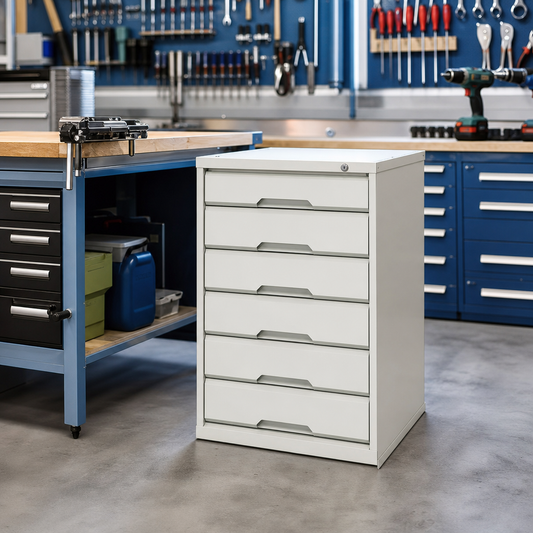 Steel Multi-Drawer Tool Storage Cabinet 800 x 525 x 550mm