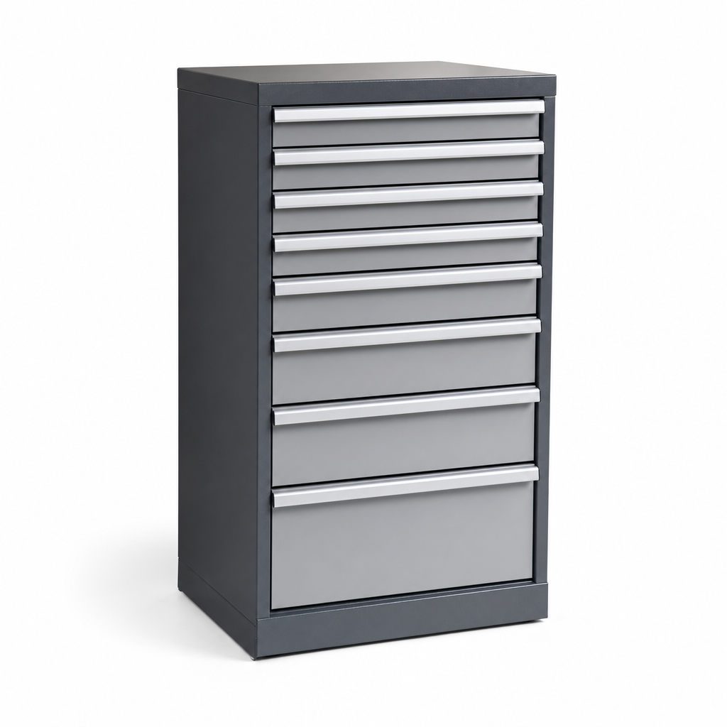 Steel Multi Drawer Tool Storage Cabinets 1000h x 525w x 550d mm