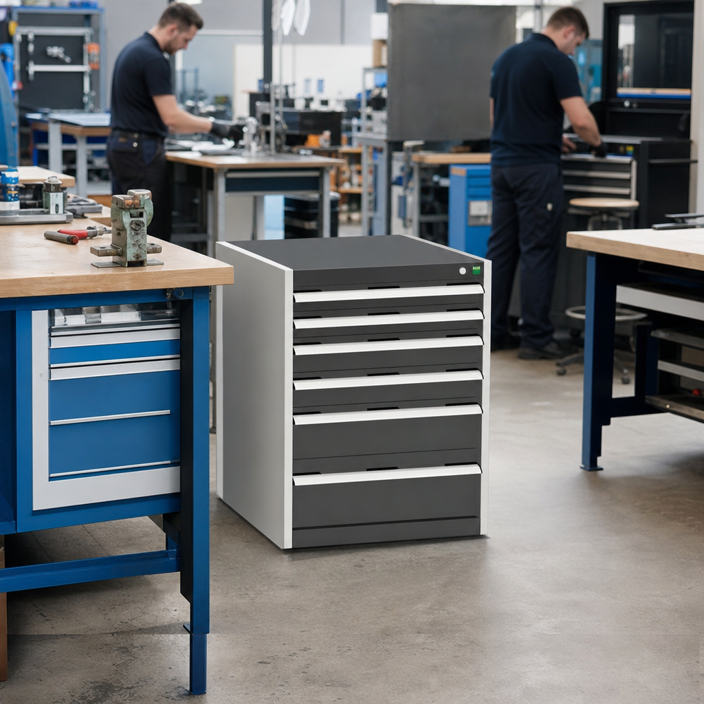 Steel Multi Drawer Tool Storage Cabinets 800x650x650mm