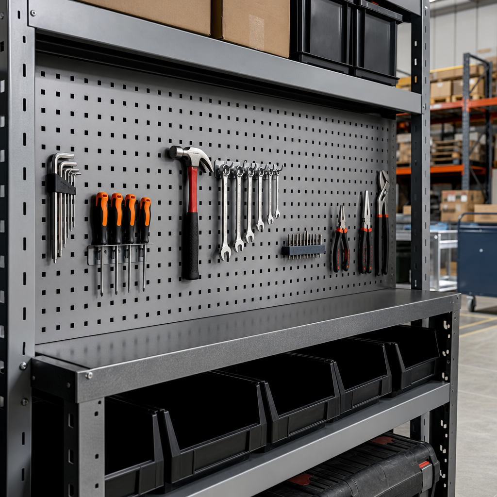 Steel Perforated Back Panel 1050 x 525mm
