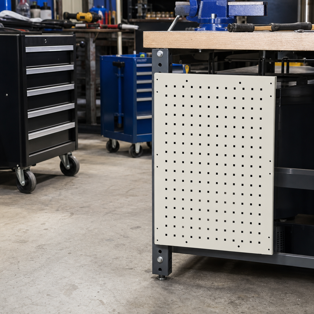 Steel Perforated Side Panel for Mobile Tool Cabinet 700 x 525mm