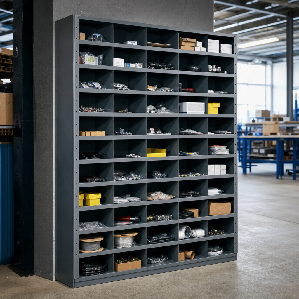 Steel Pigeon Hole Storage Cupboards with 21-60 Compartments