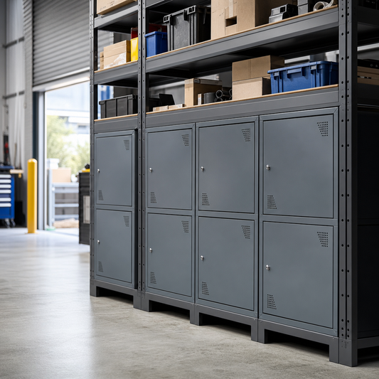 Steel Plinths for Cube Lockers