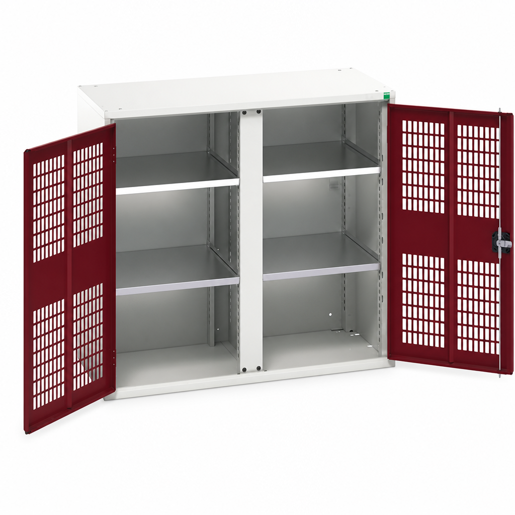 Steel PPE Storage Cupboard with 4 Shelves 1000x1050mm