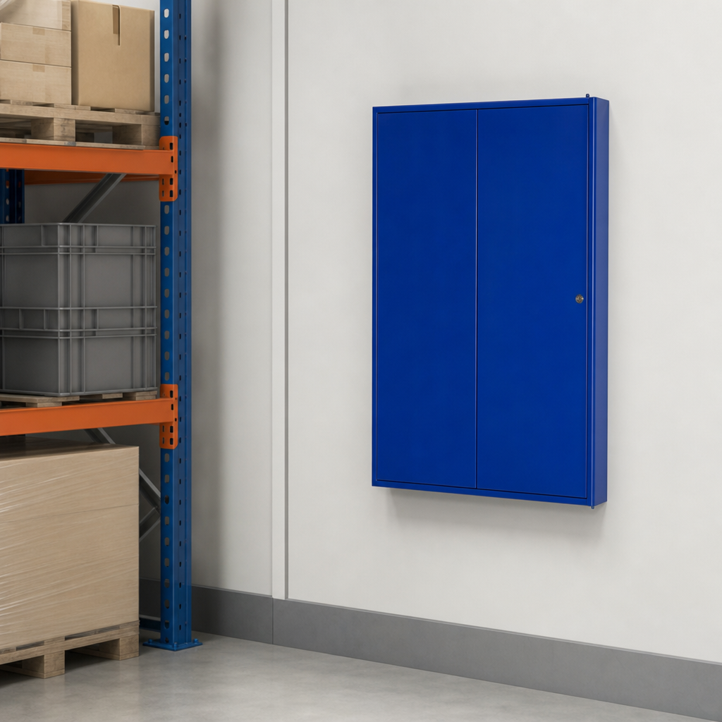 Steel PPE Storage Cupboard with Hanging Rail