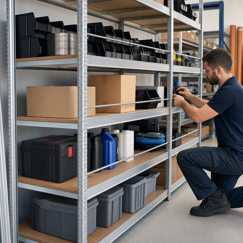 Steel Retaining Hoops for Medium Duty Shelving Bays