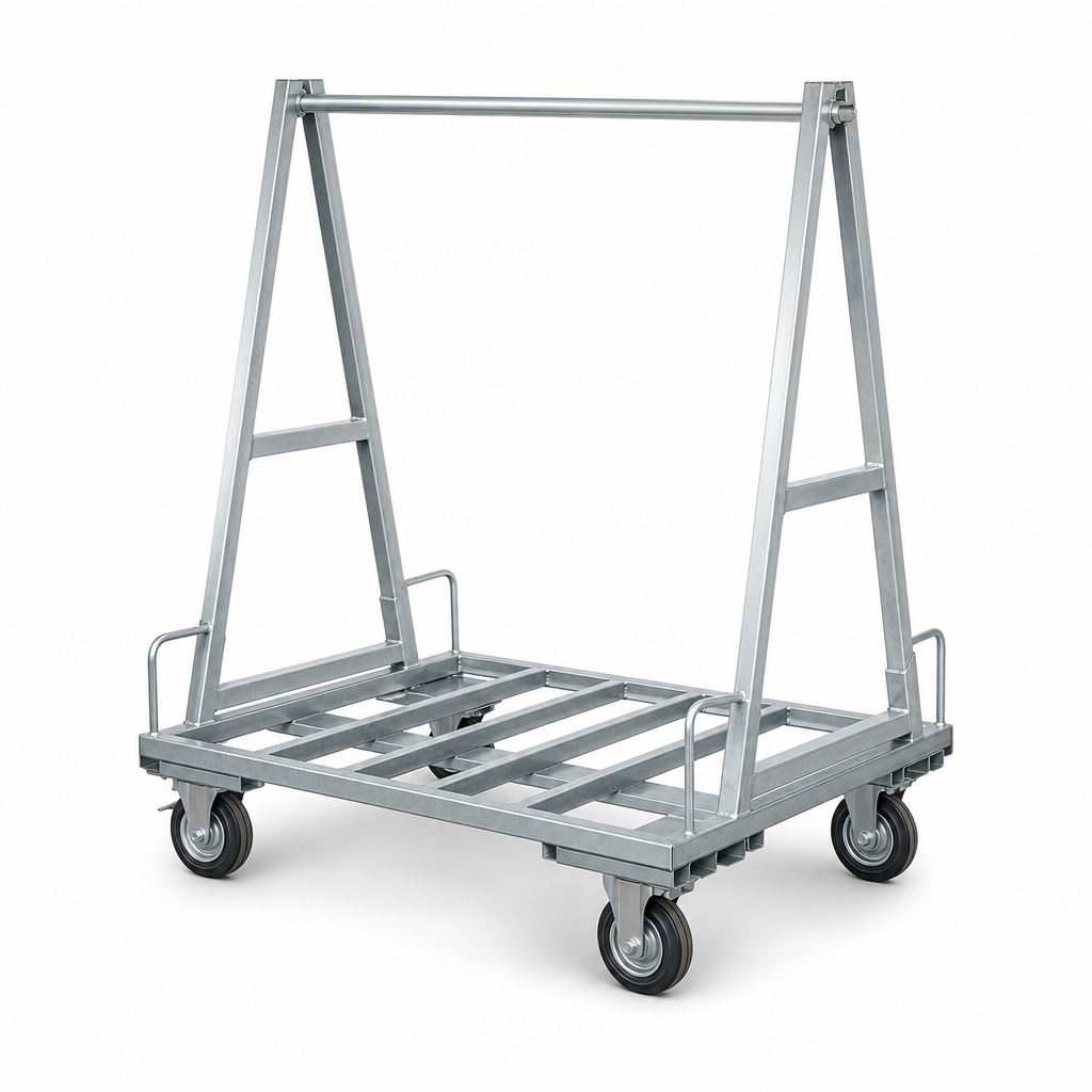 Steel Roll Pallets with A Frame and 600kg Load Capacity