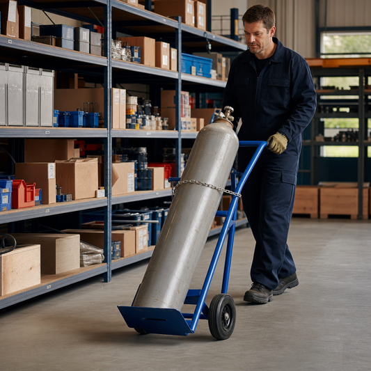Steel Sack Truck for Single Gas Cylinders 100kg Capacity