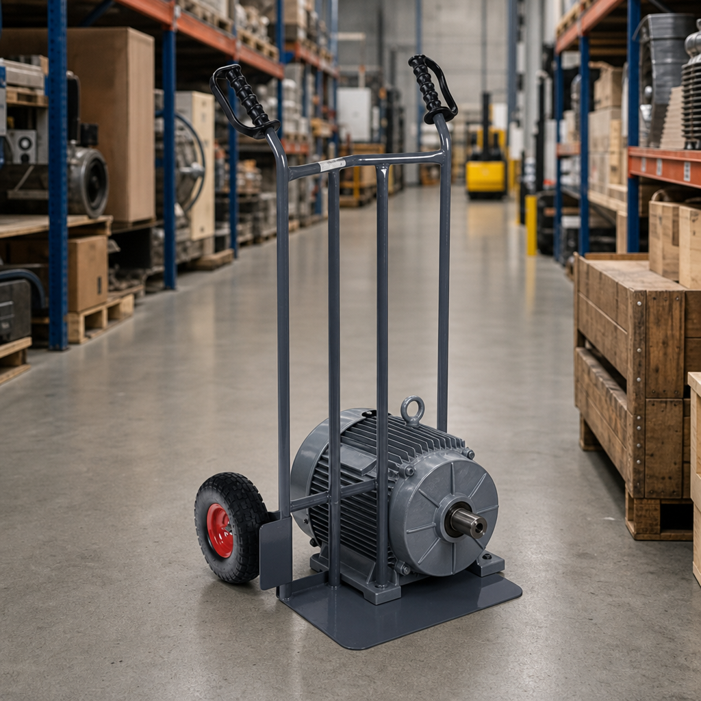 Steel Sack Truck with Puncture-Proof Tyres 250kg Capacity