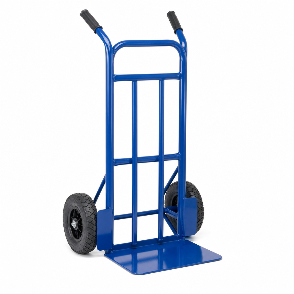 Steel Sack Truck with Puncture-Proof Tyres 250kg Capacity