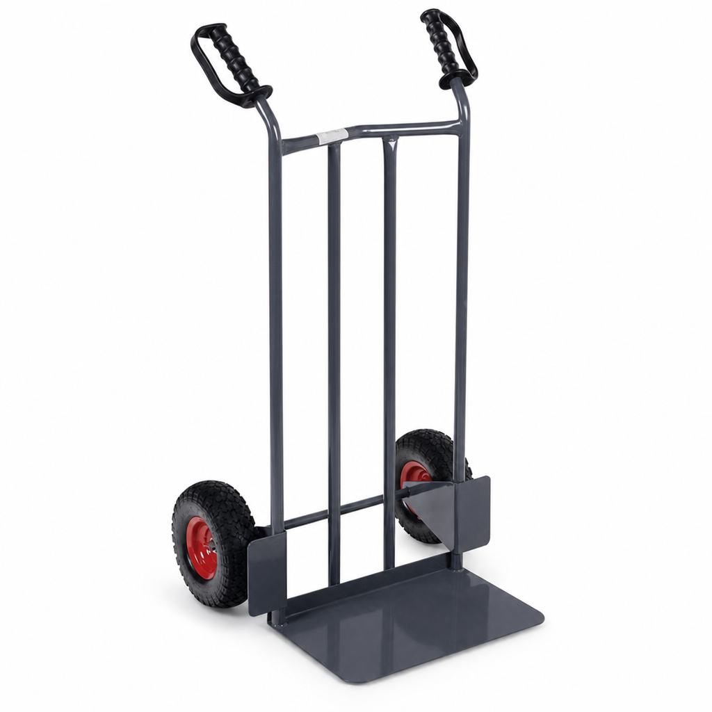 Steel Sack Truck with Puncture-Proof Tyres 250kg Capacity