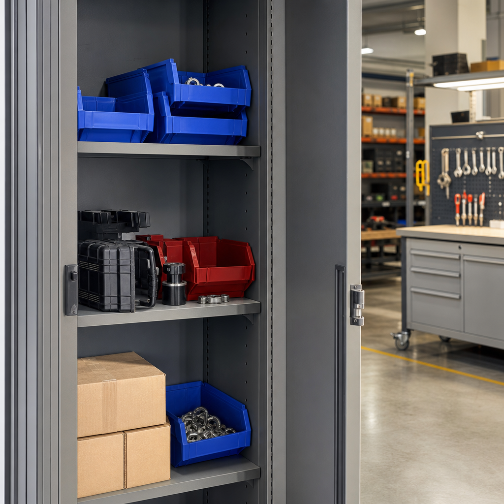 Steel Shelf Accessory for Metal Storage Cupboard 525 x 350mm