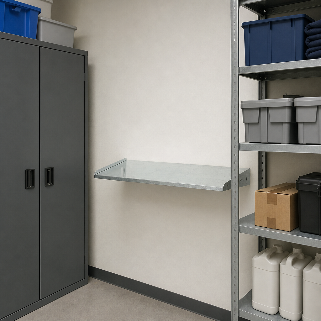 Steel Shelf Accessory for Metal Storage Cupboards 525 x 550mm