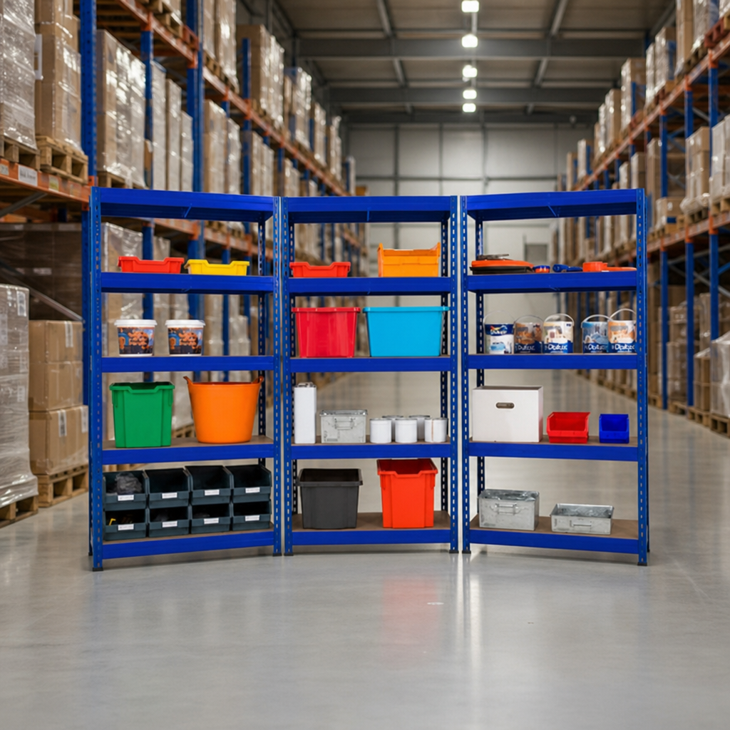 Steel Shelving Bay Bundle 1800h x 450d with 5 Shelves