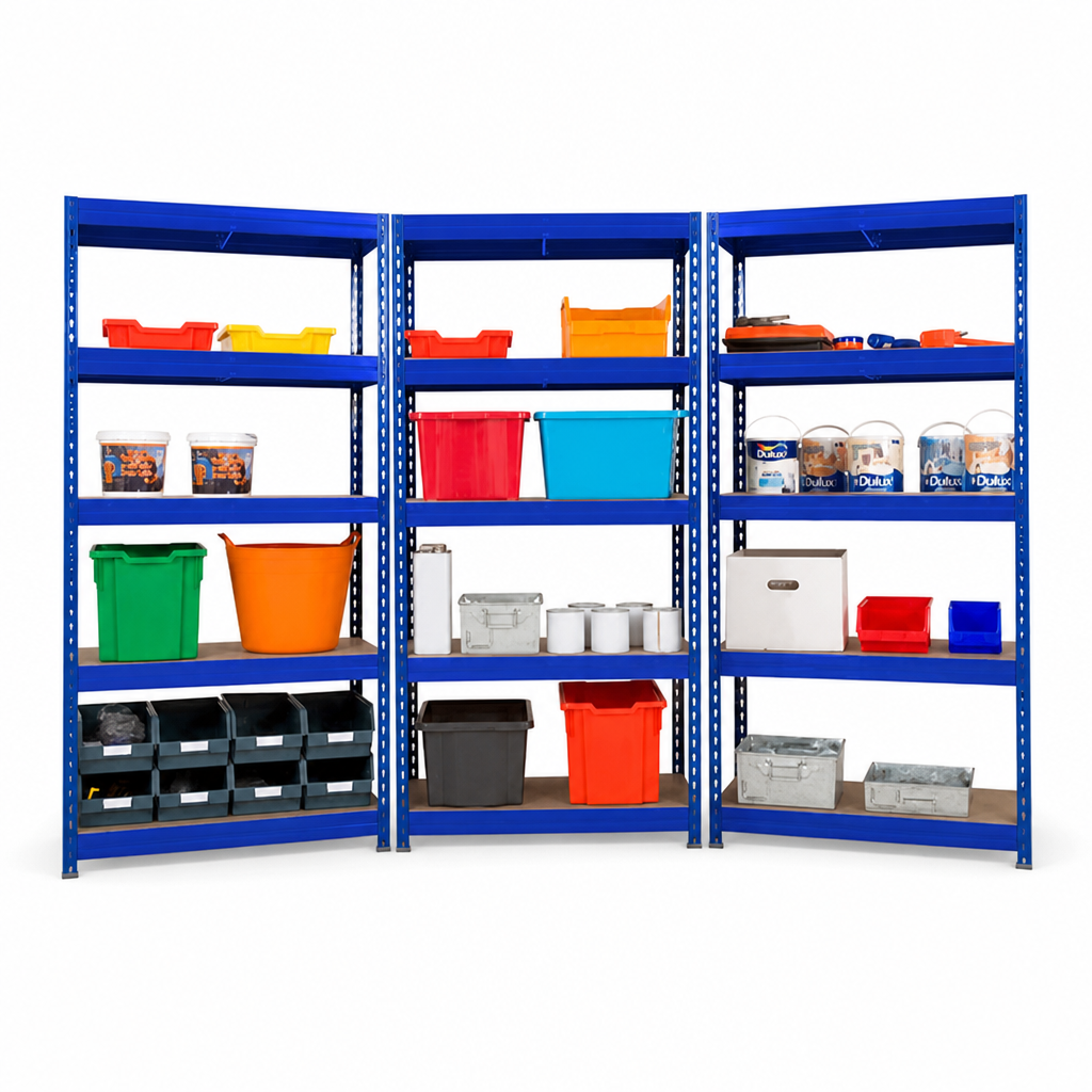Steel Shelving Bay Bundle 1800h x 450d with 5 Shelves