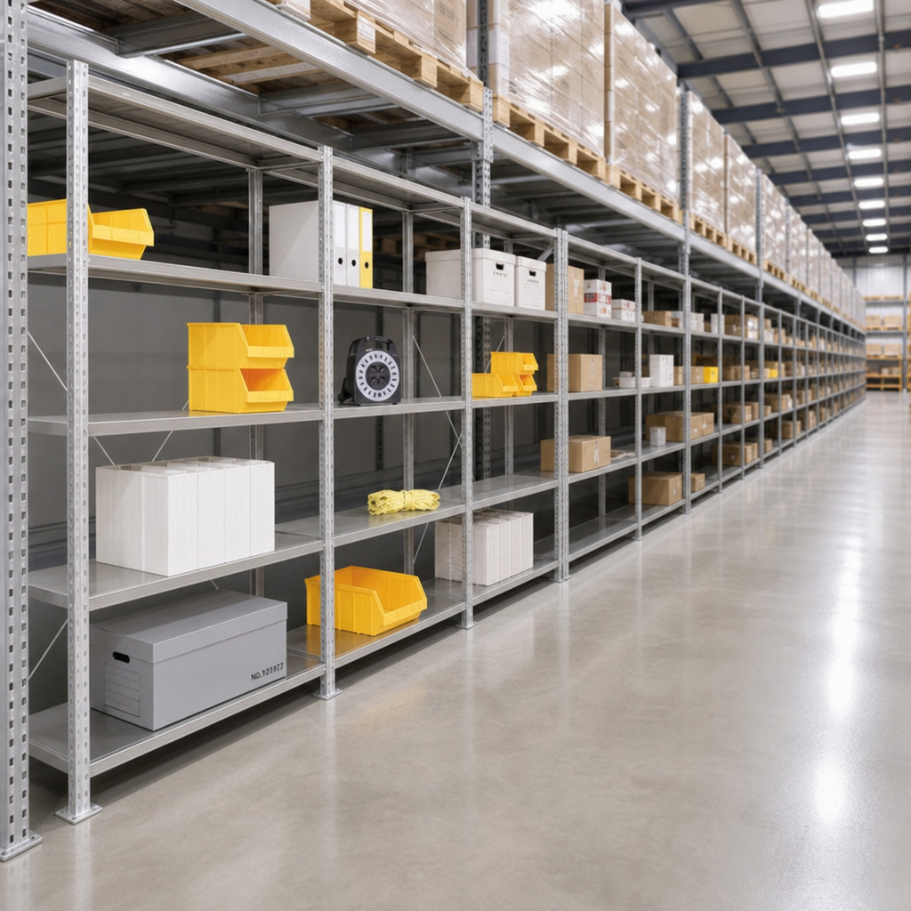 Steel Shelving Bay Bundle with Starter and Add-on Bays, 2000mm High