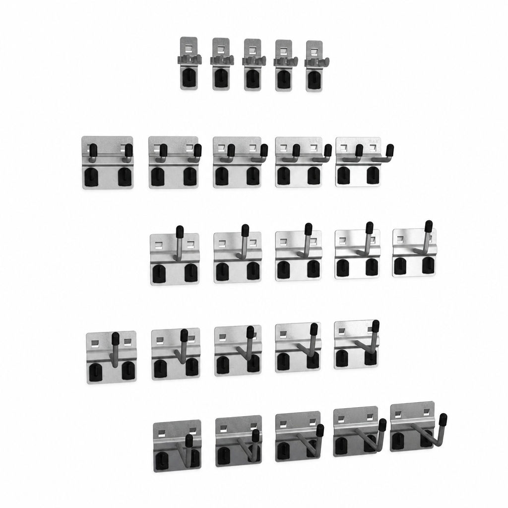 Steel Tool Storage Hook Kit with 25 Hooks