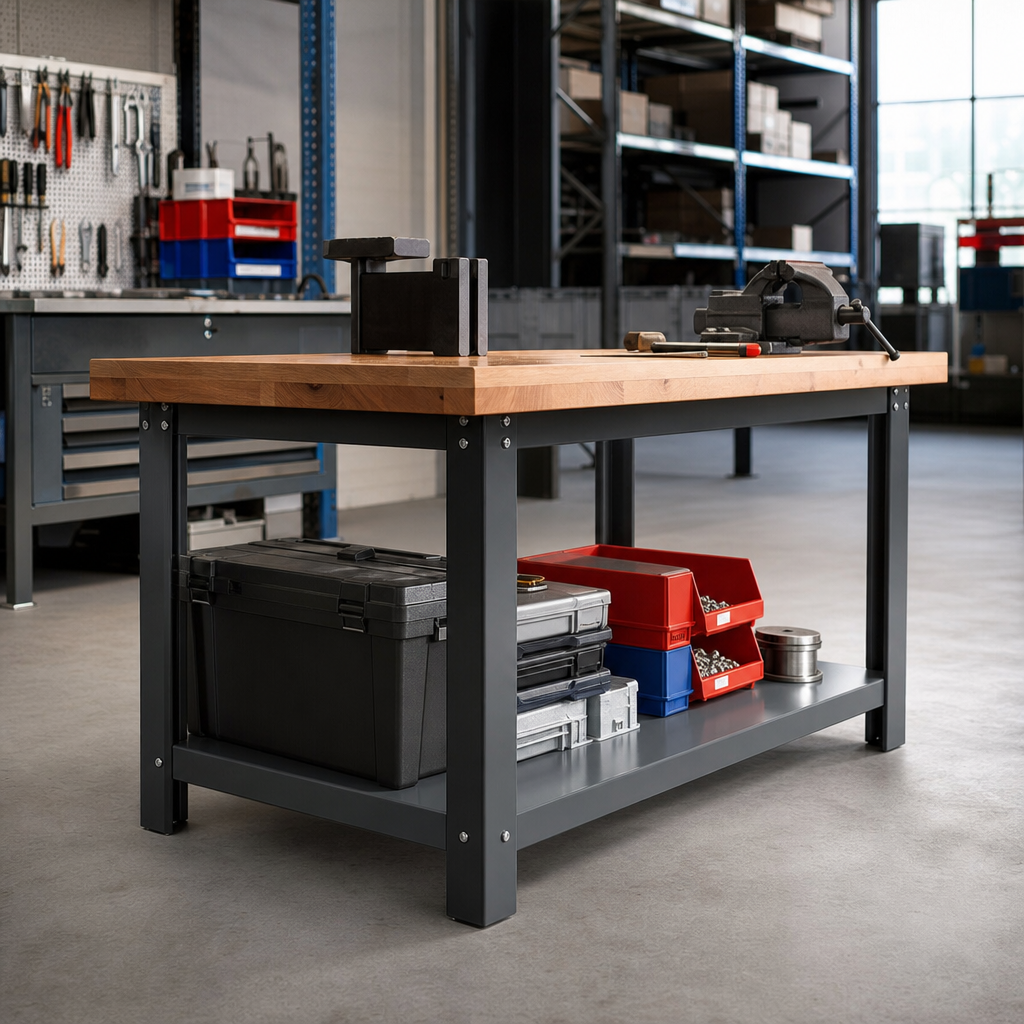 Steel Workbench Base Shelf 1500 x 650mm