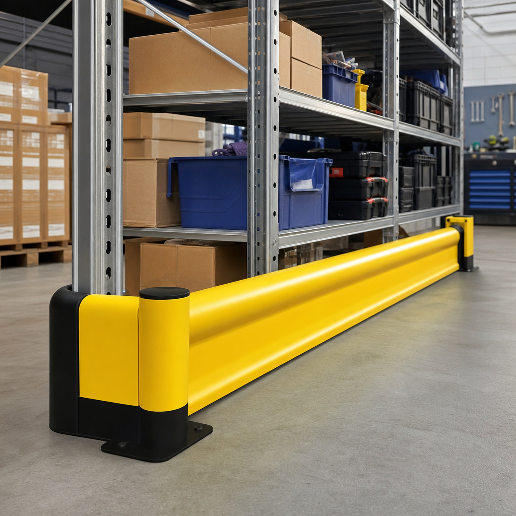 Step Guard Impact Protection Kerb for Racking and Pedestrian Areas