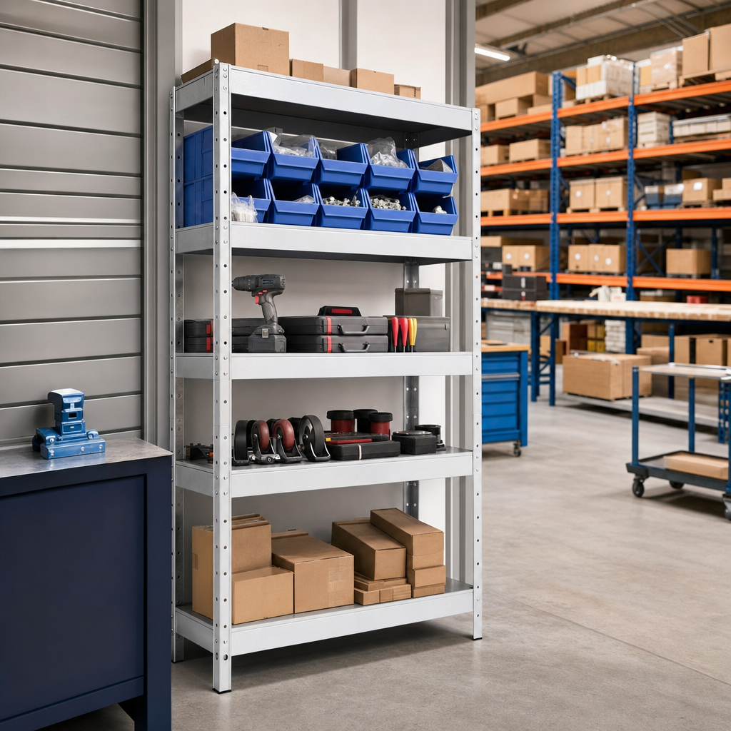 Stock and Pick Bin Shelving Bay 1600h x 915w