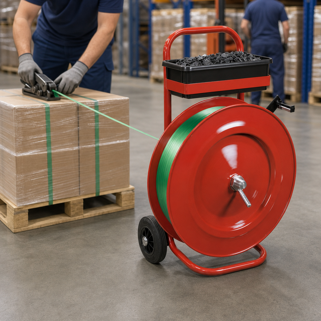 Strapping Trolley Dispenser for Polyester Strapping