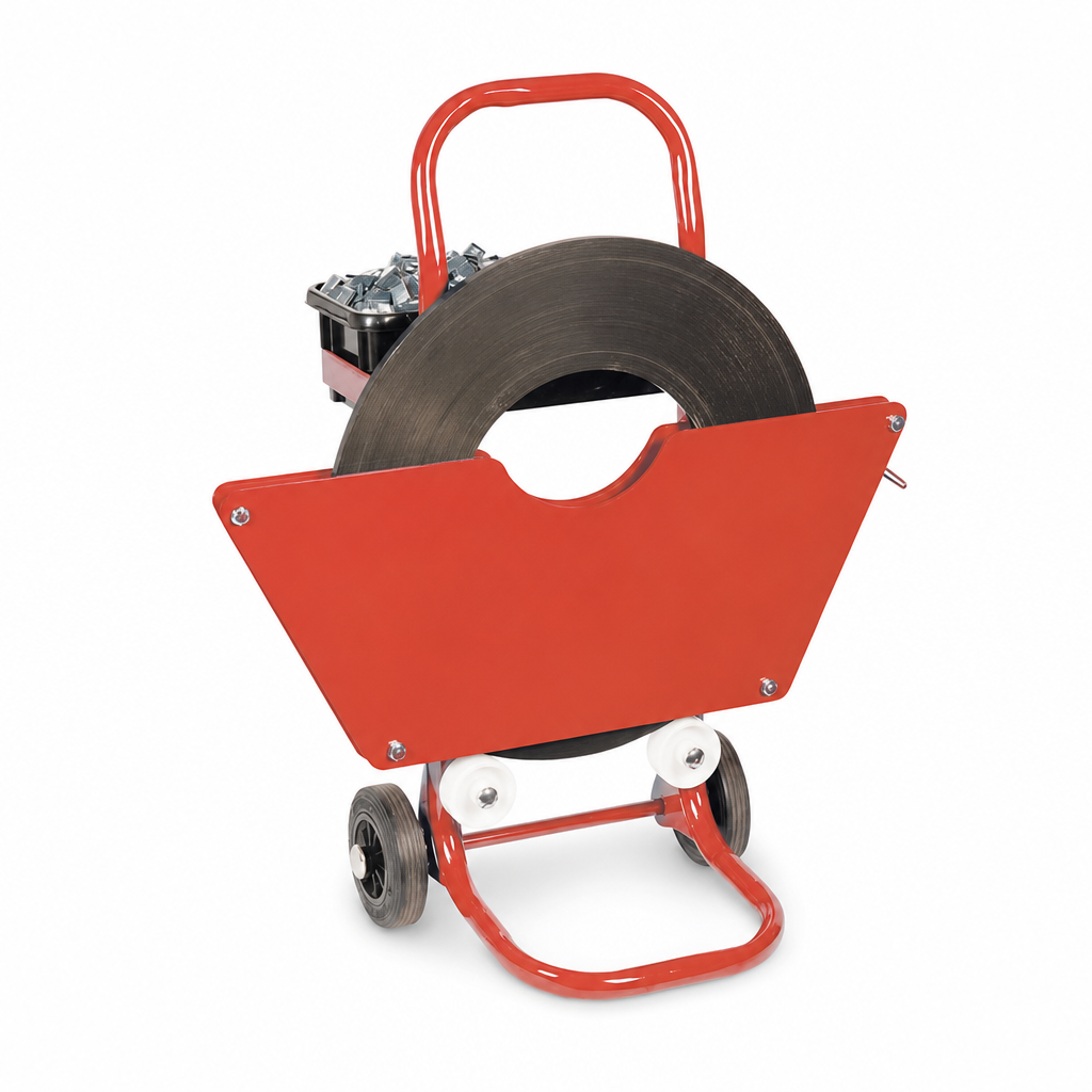 Strapping Trolley Dispenser for Steel Strapping Reels