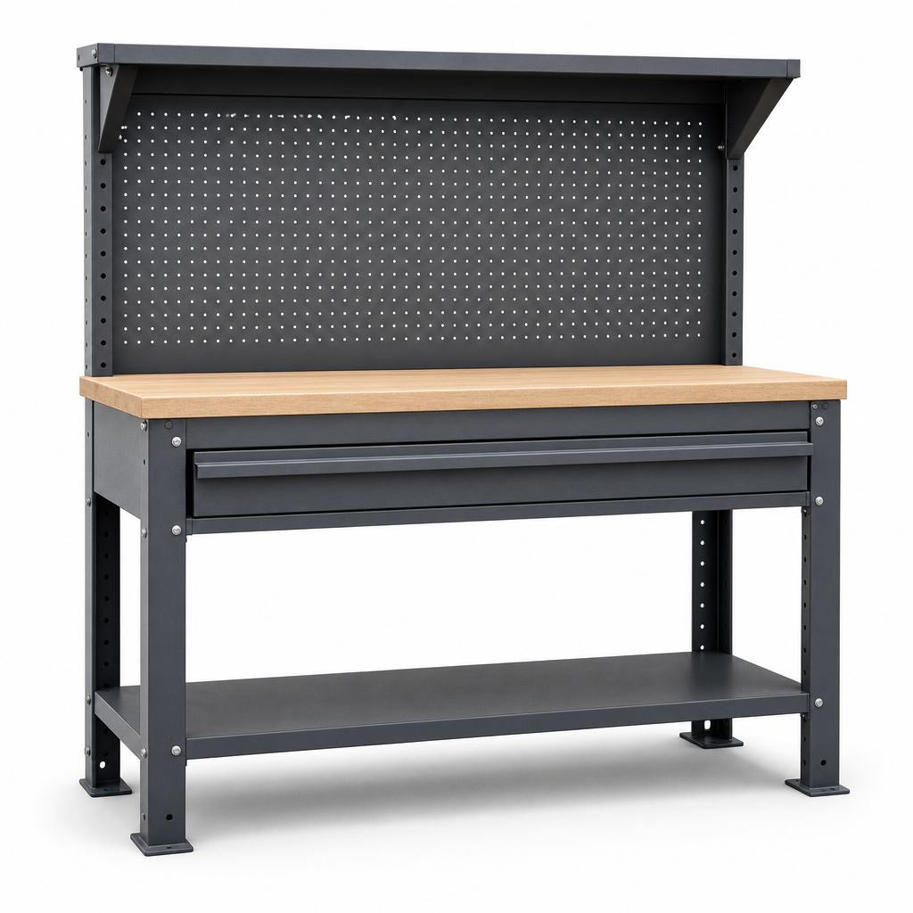 Super Heavy Duty Workstation with Full Width Drawer