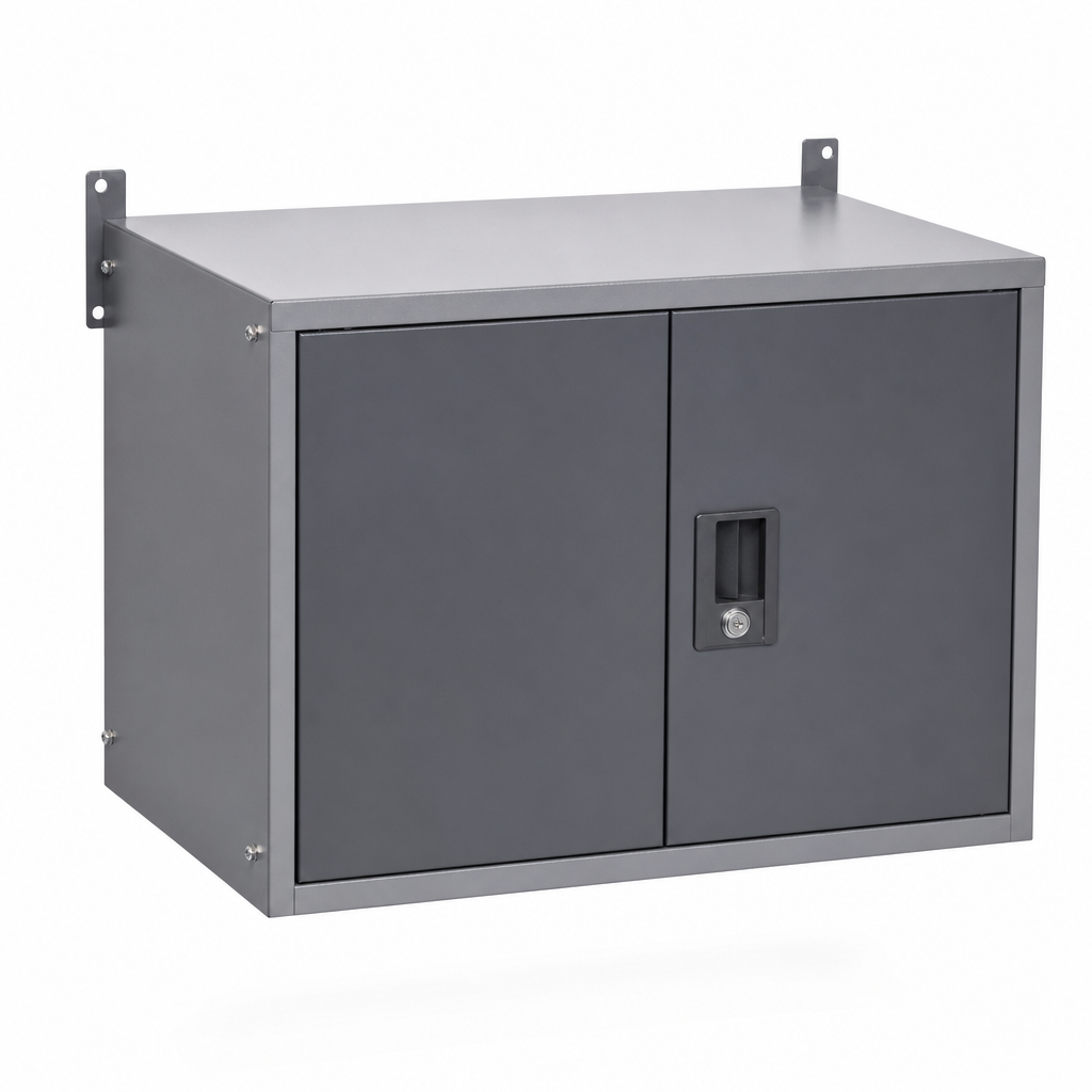 Suspended Under Bench Steel Storage Cabinet 600x800x550mm