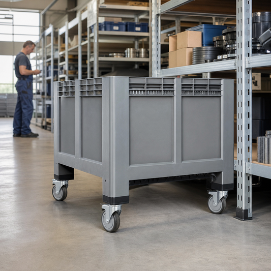 Swivel Castor Set for Euro Pallet Containers