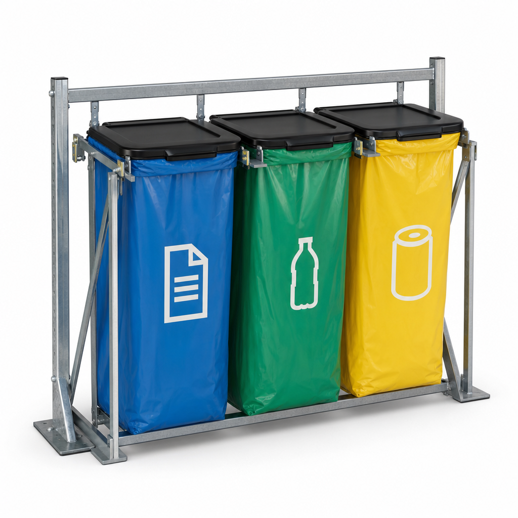Symbol-Only Warehouse Racking Recycling Bags