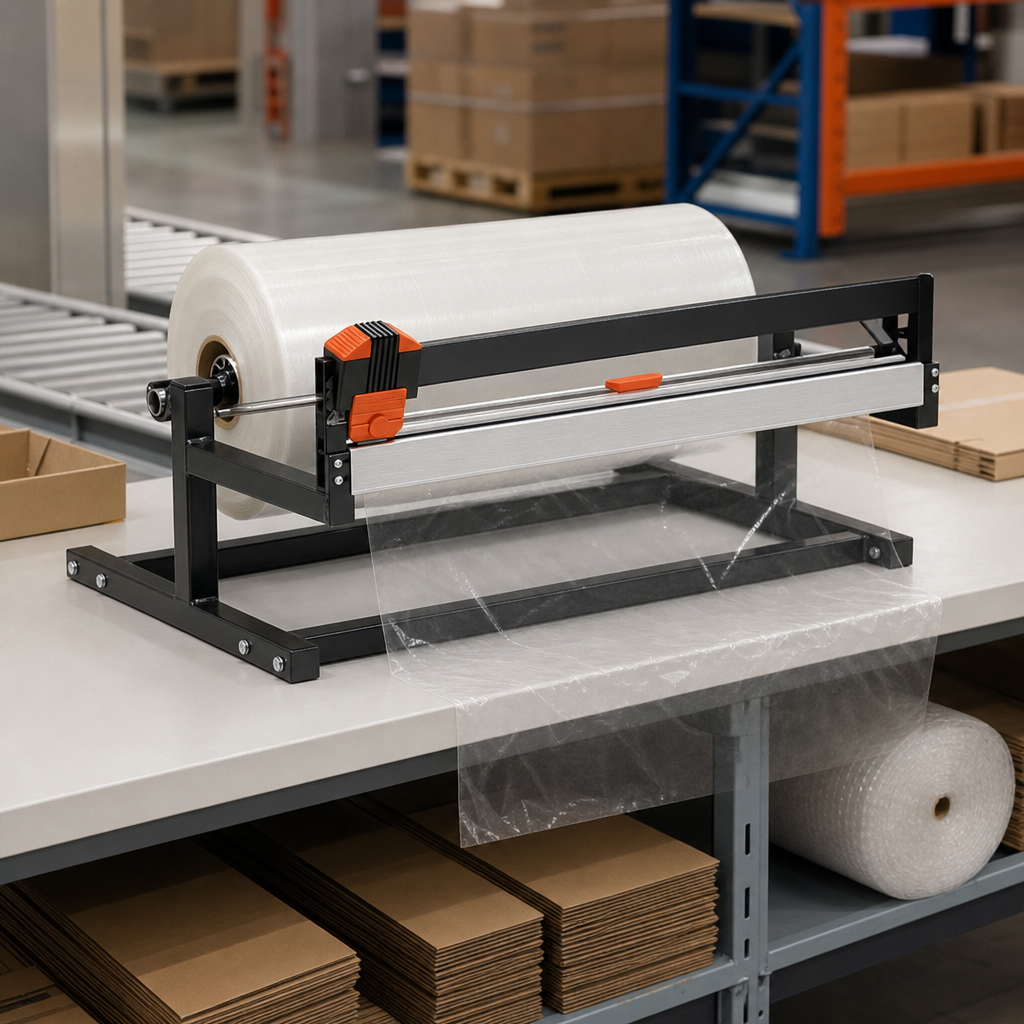 Tabletop Horizontal Roll Dispenser and Cutter