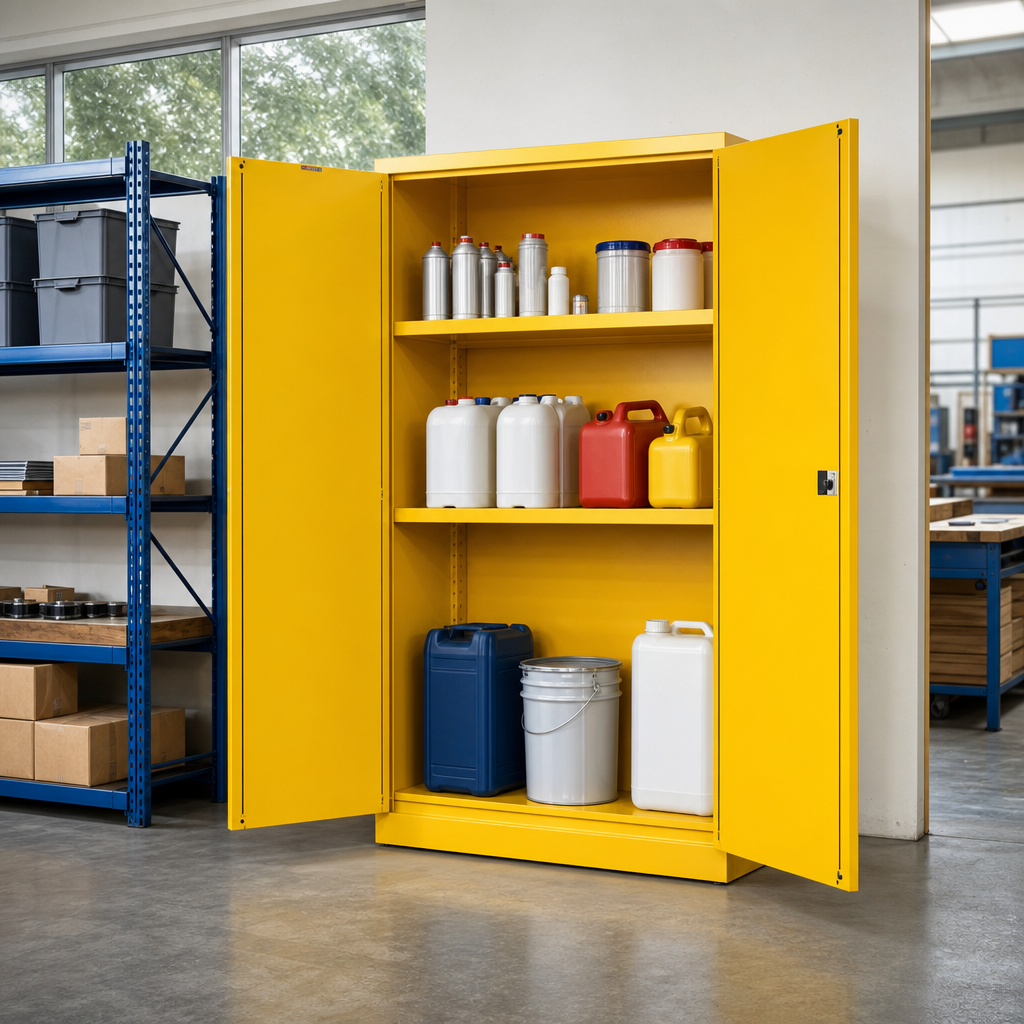 Tall COSHH Flammable Storage Cabinet 1815 x 915mm